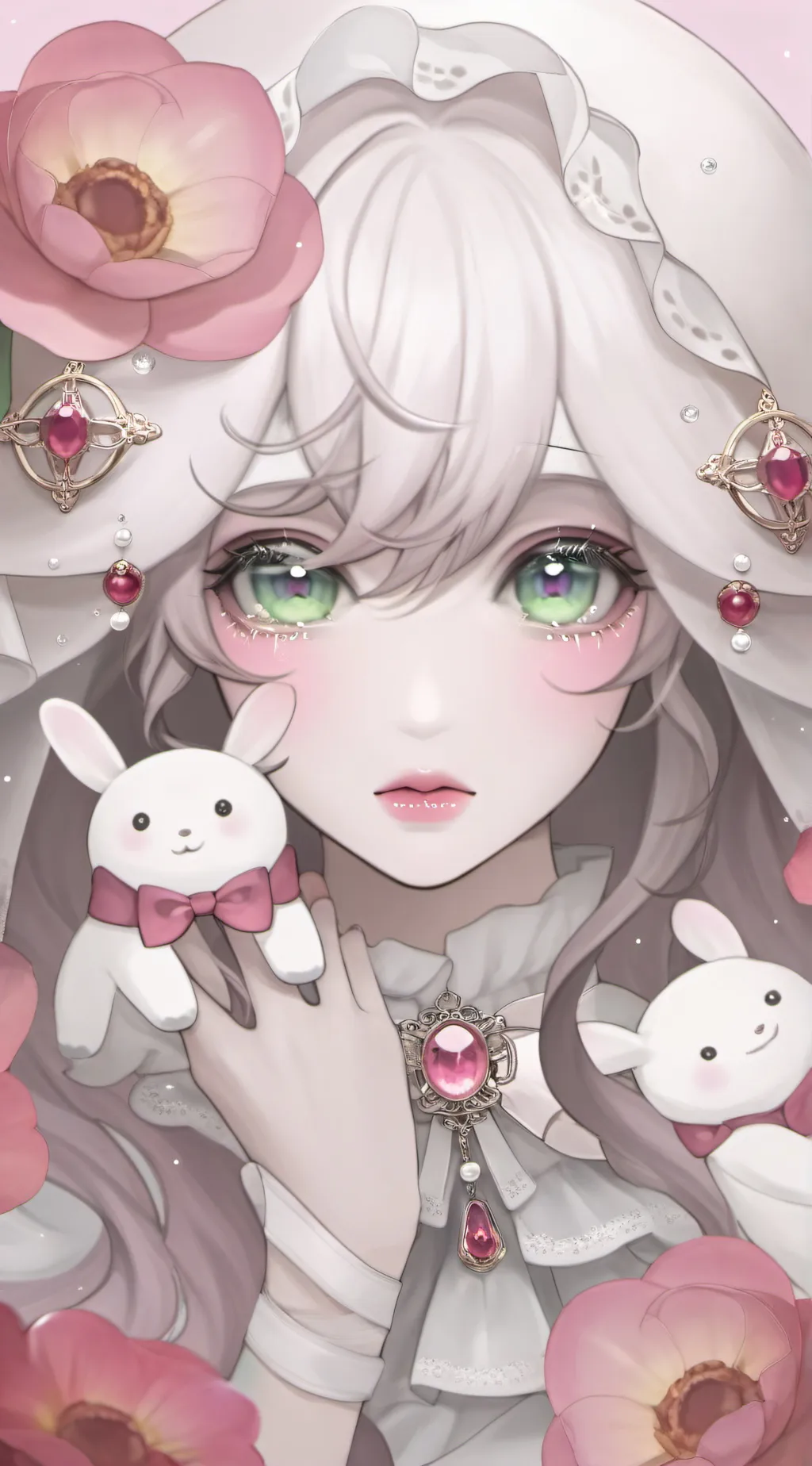 ai character: sandy background