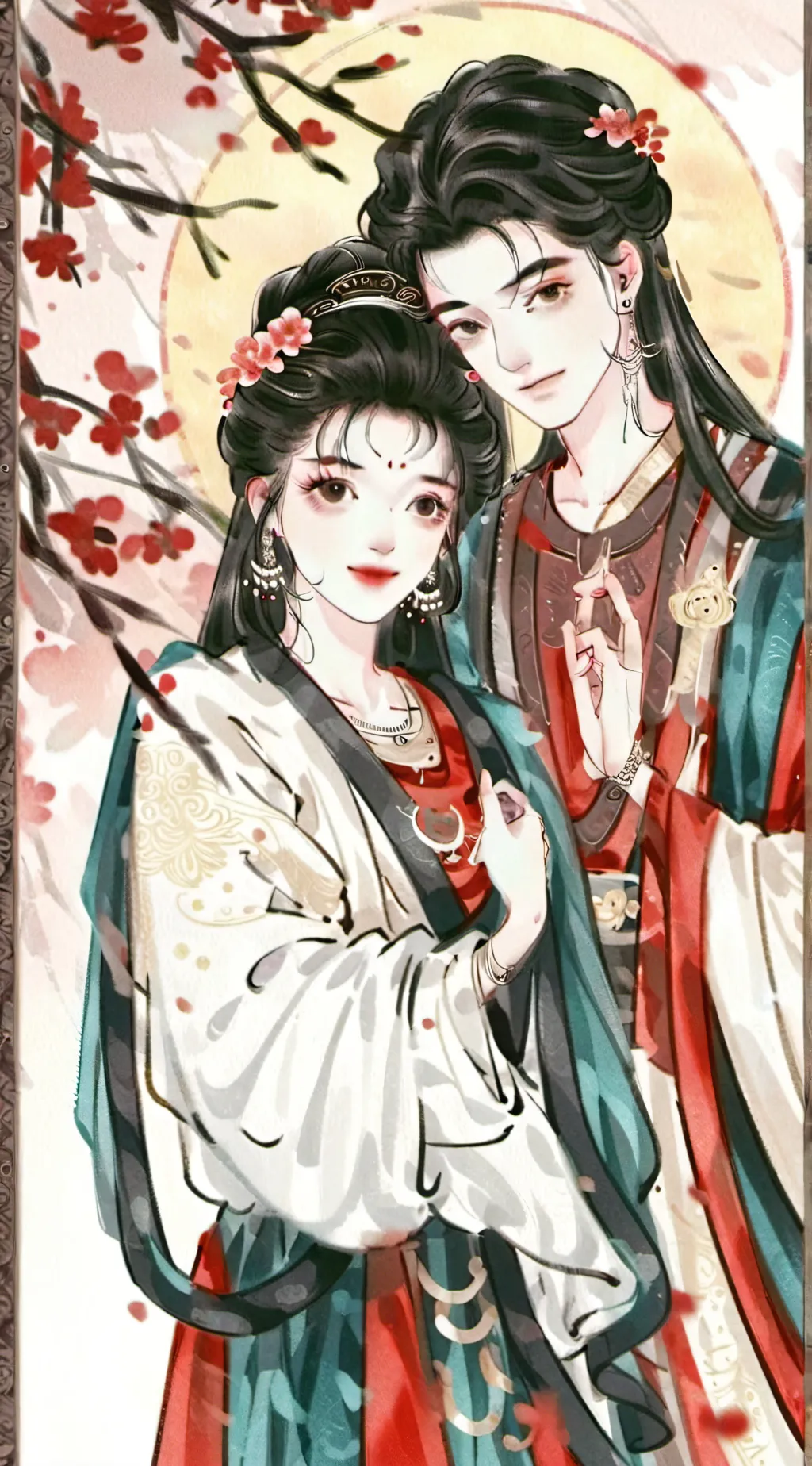 ai character: romina y dylan background