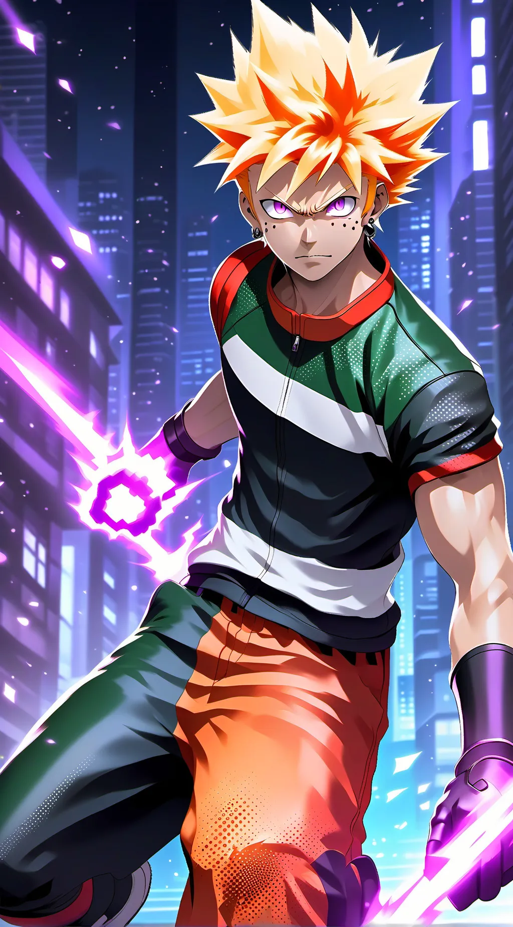 ai character: Bakugo background