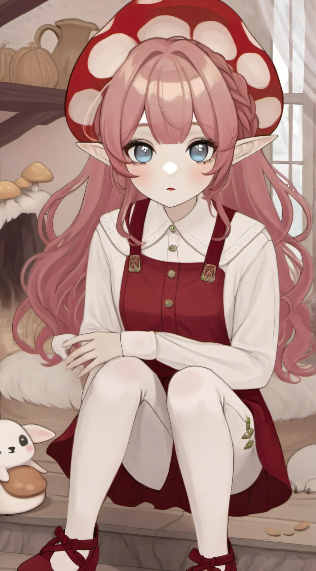 ai character: Cute elf/roxy! background