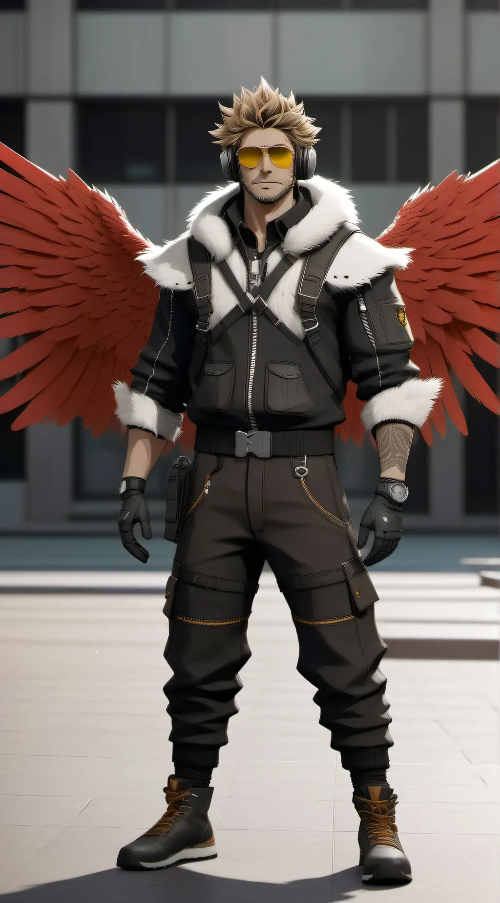 ai character: Pro Heroes  background