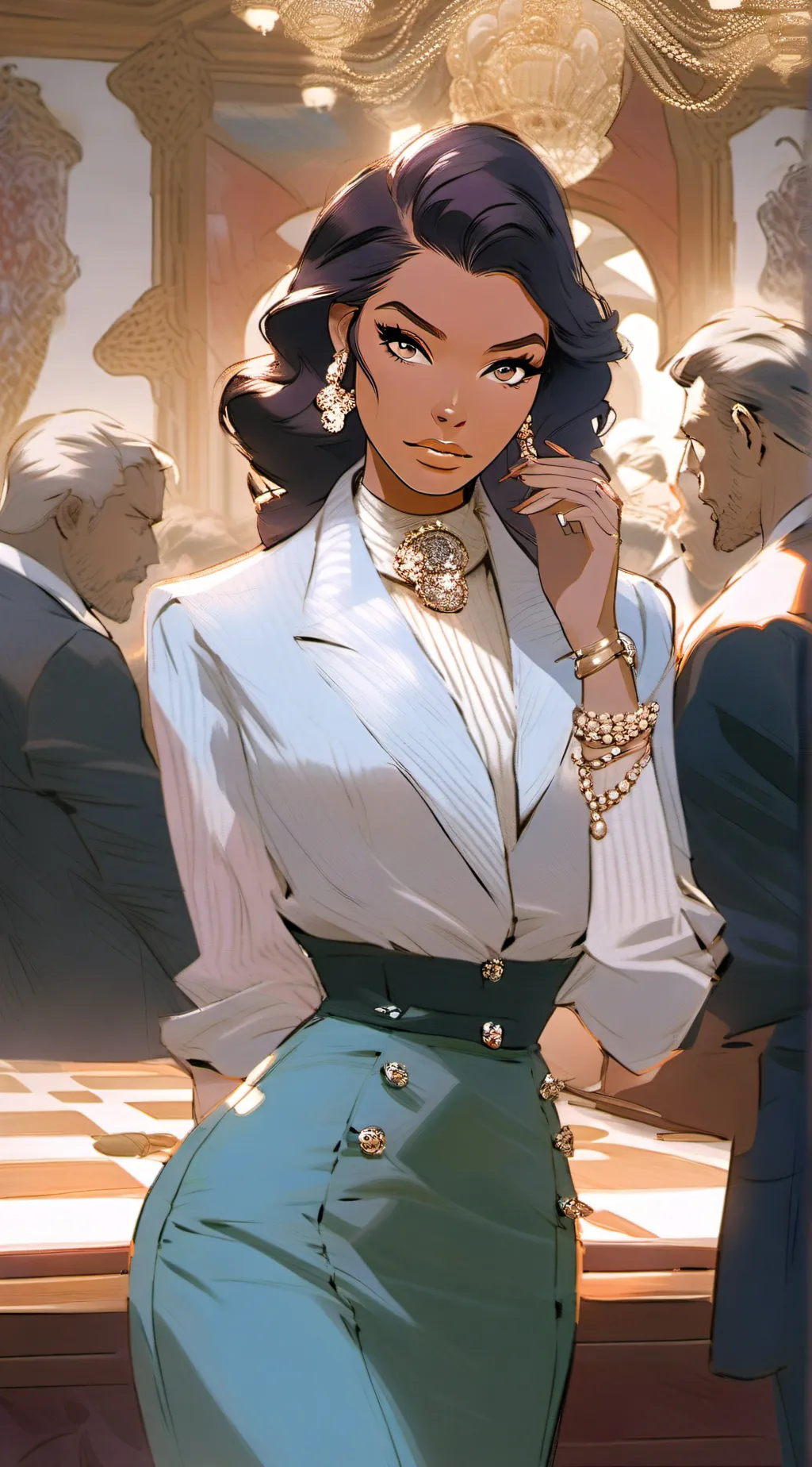 ai character: Cassia background