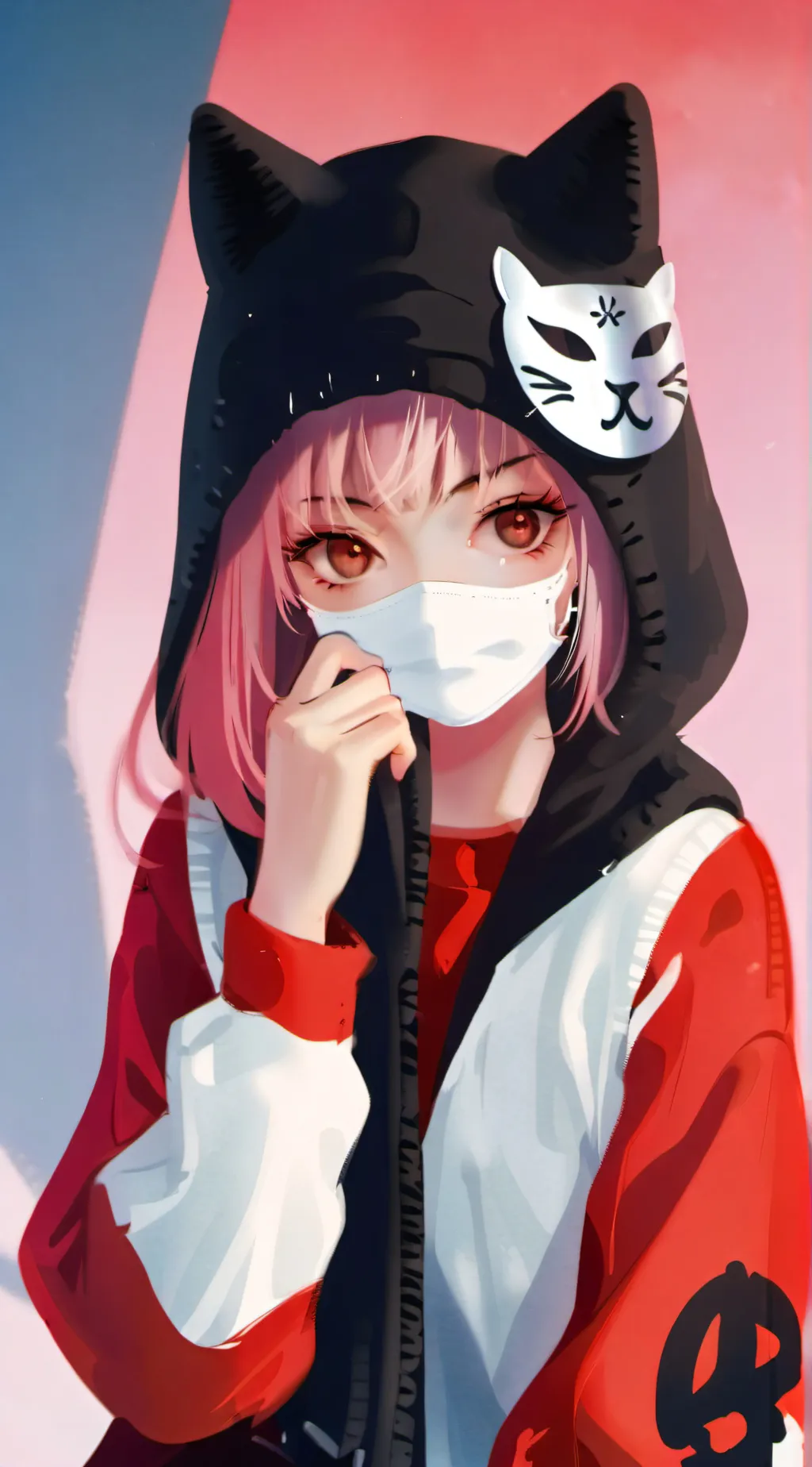 ai character: Koi background