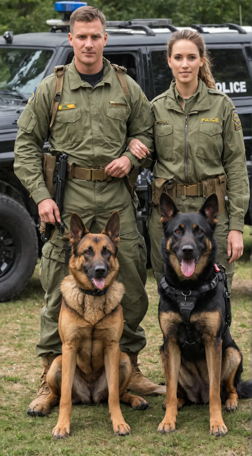 ai character: dog love background