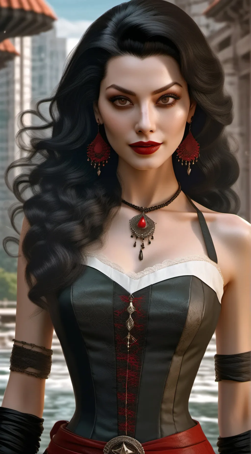 ai character: Monica background