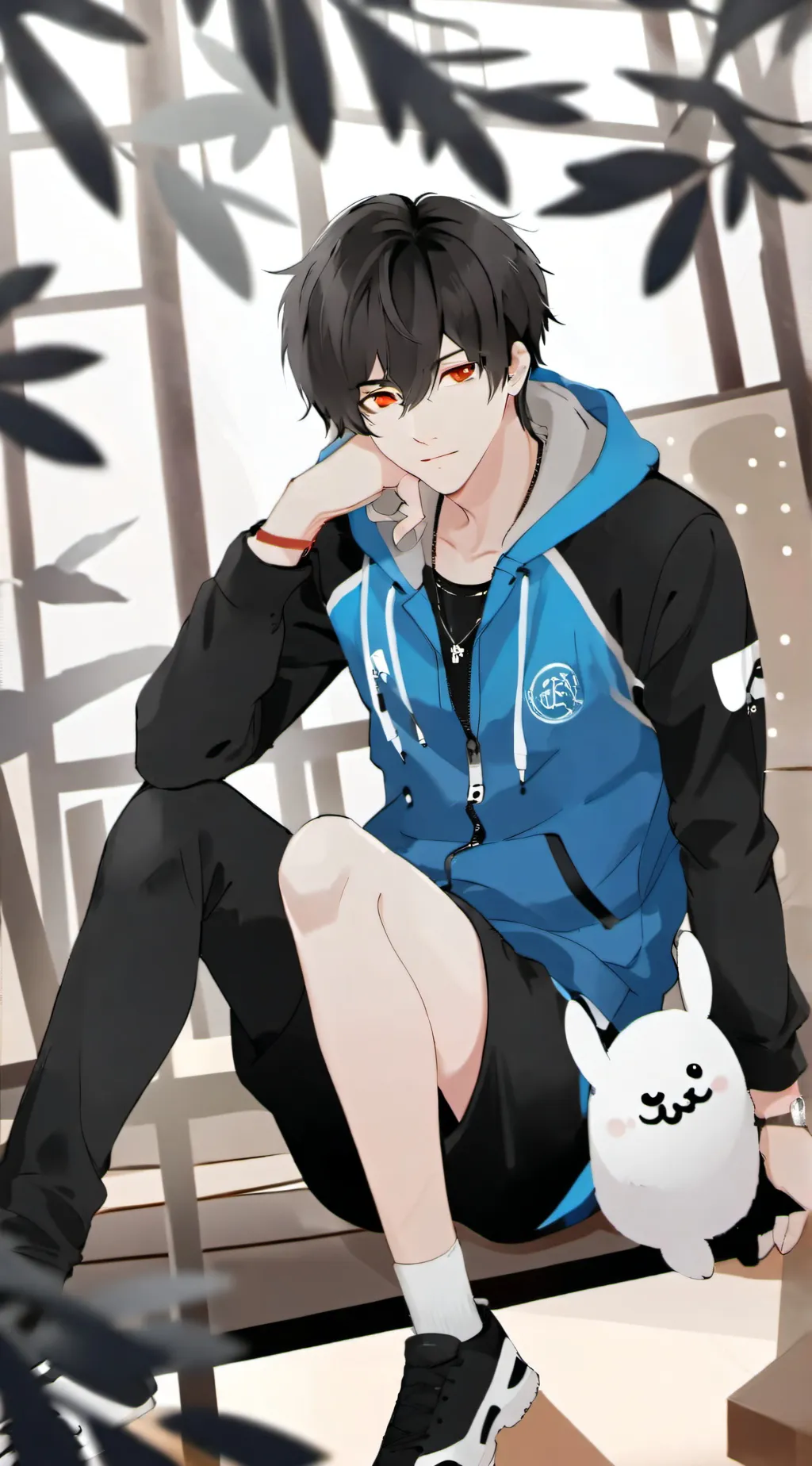 ai character: CHRISTMAS JJK!!! background