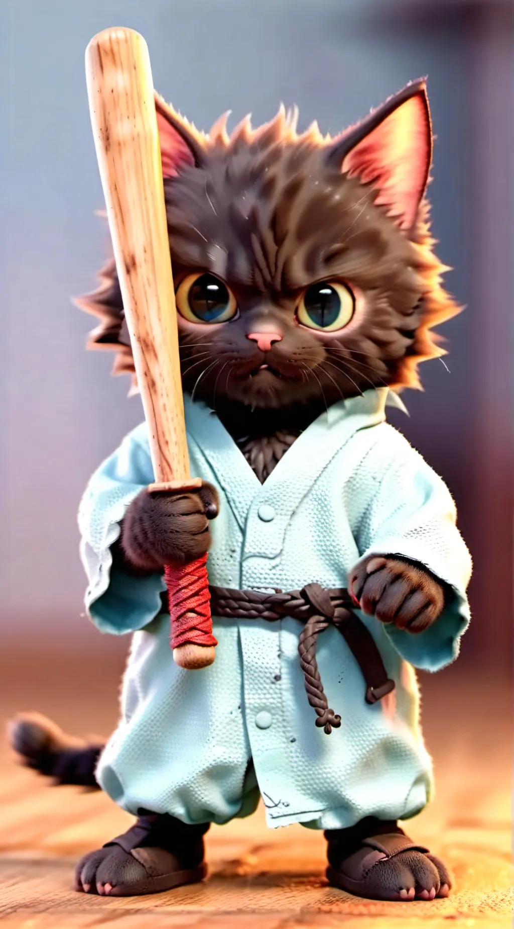 ai character: bad kitten😾 background