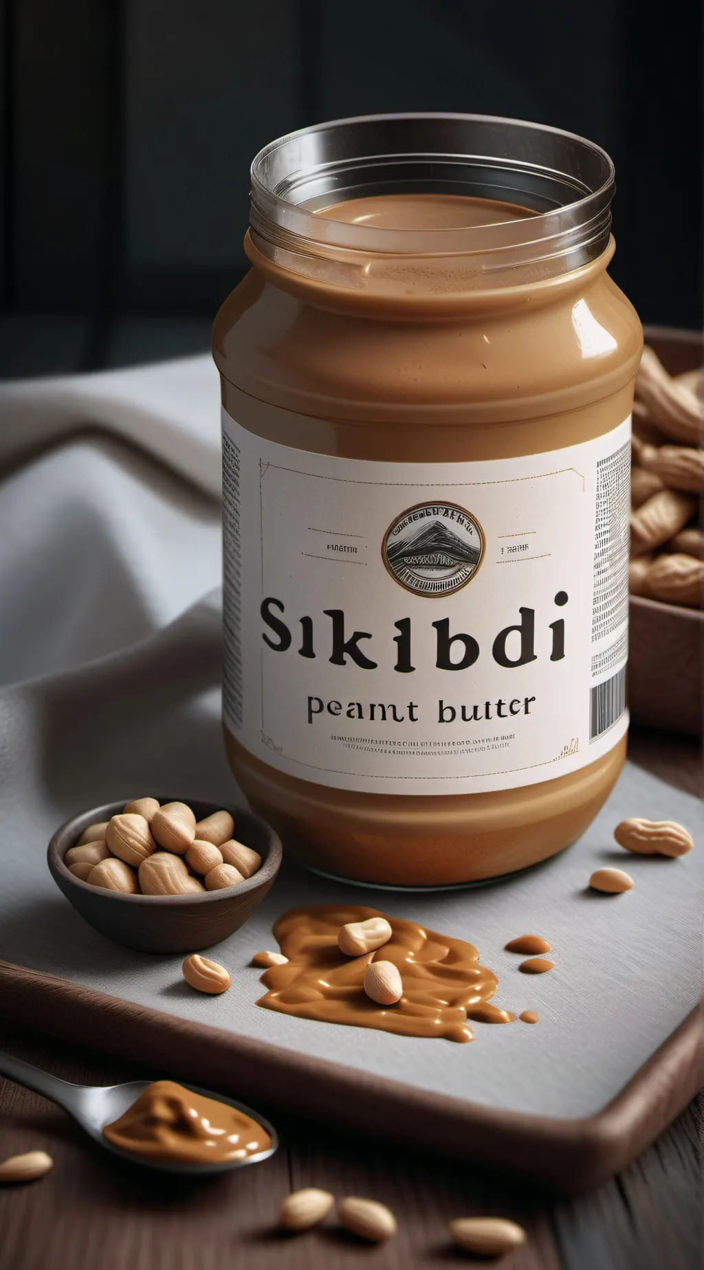 ai character: PEANUT BUTTER 😱😱😱😱 background