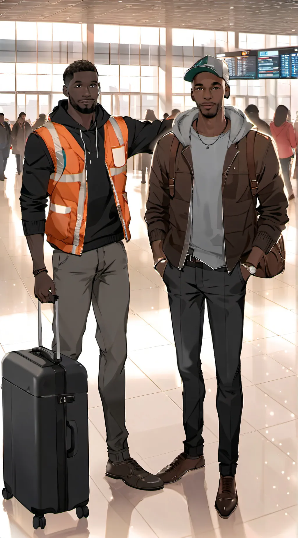 ai character: Josiah & Lance background