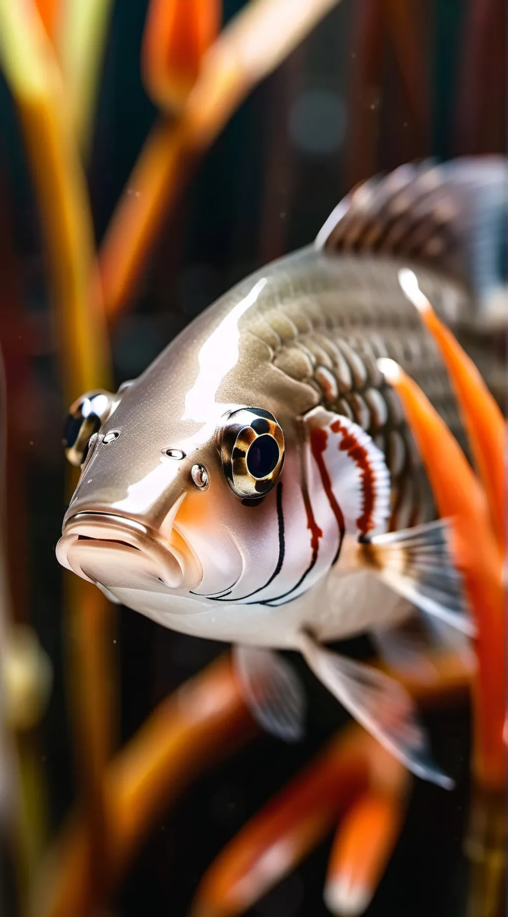 ai character: Fish  background