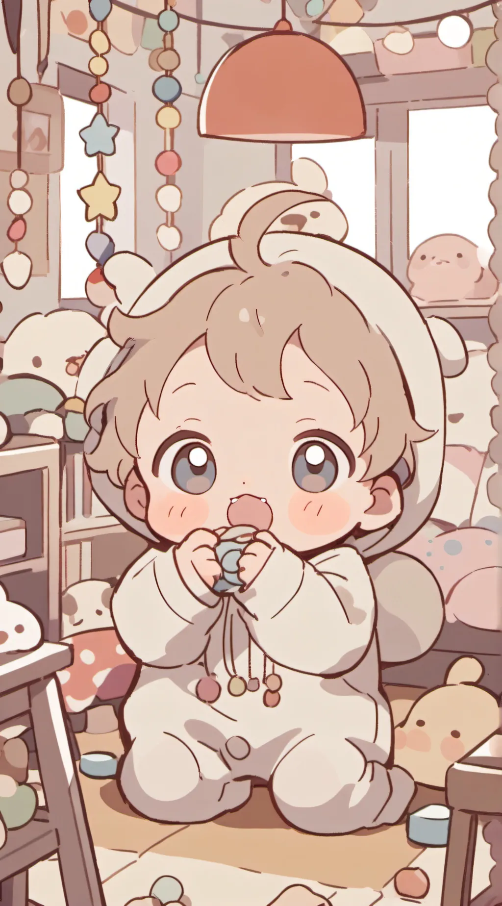 ai character: Poor baby background