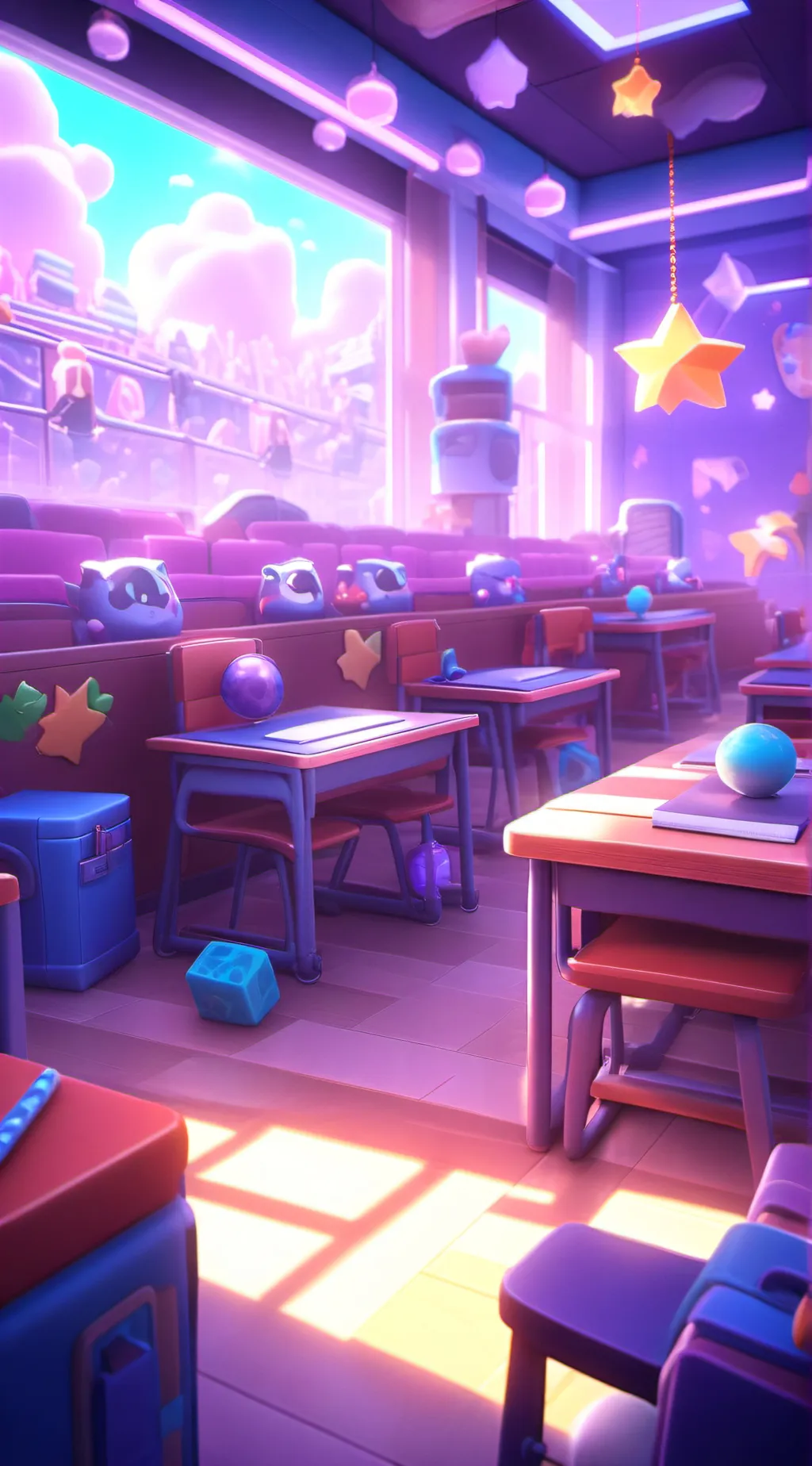 ai character: 🦅School/CH💯 background