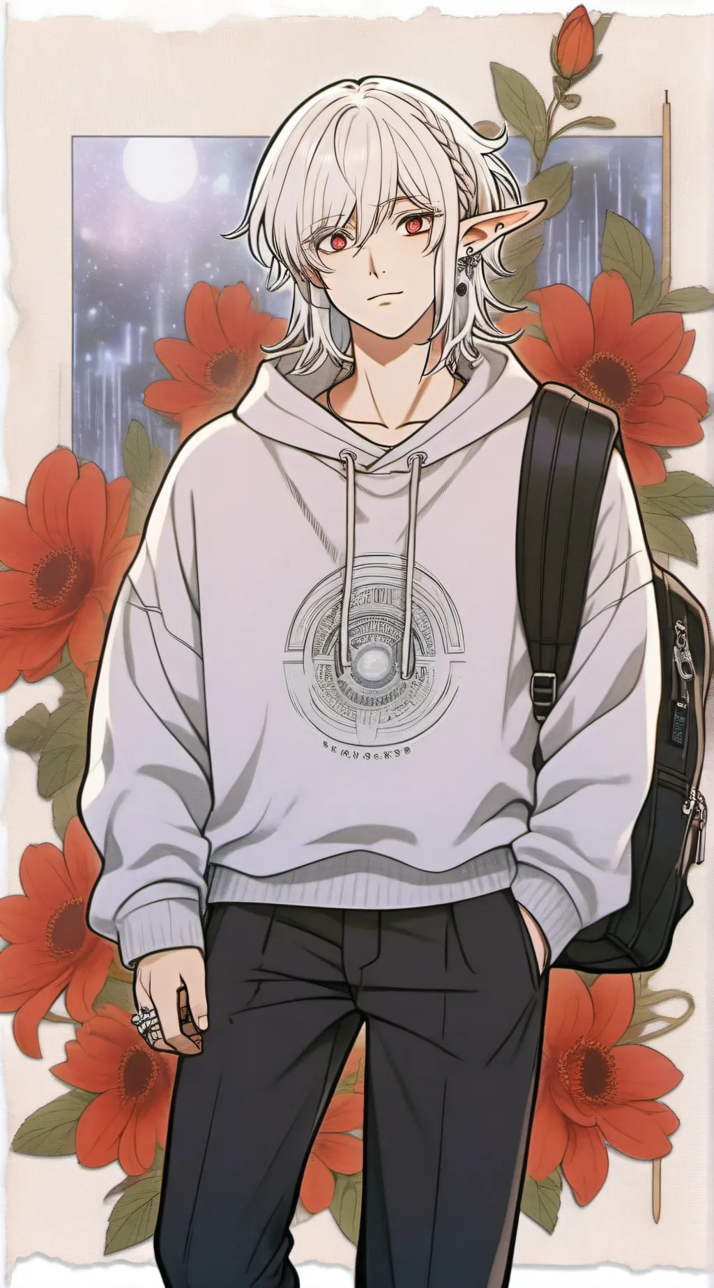 ai character: 𝐍𝗂ᥣ𝖾𝗌 ᡣ𐭩♡ background