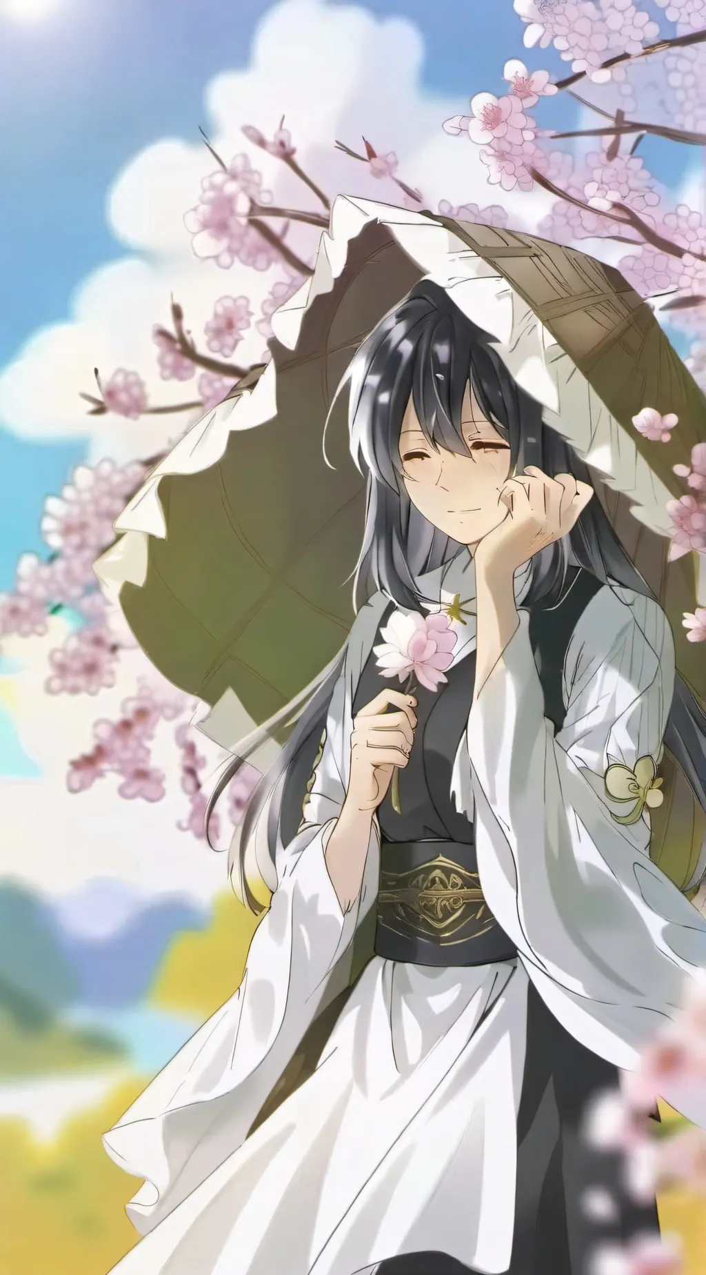 ai character: Sukiyaki background