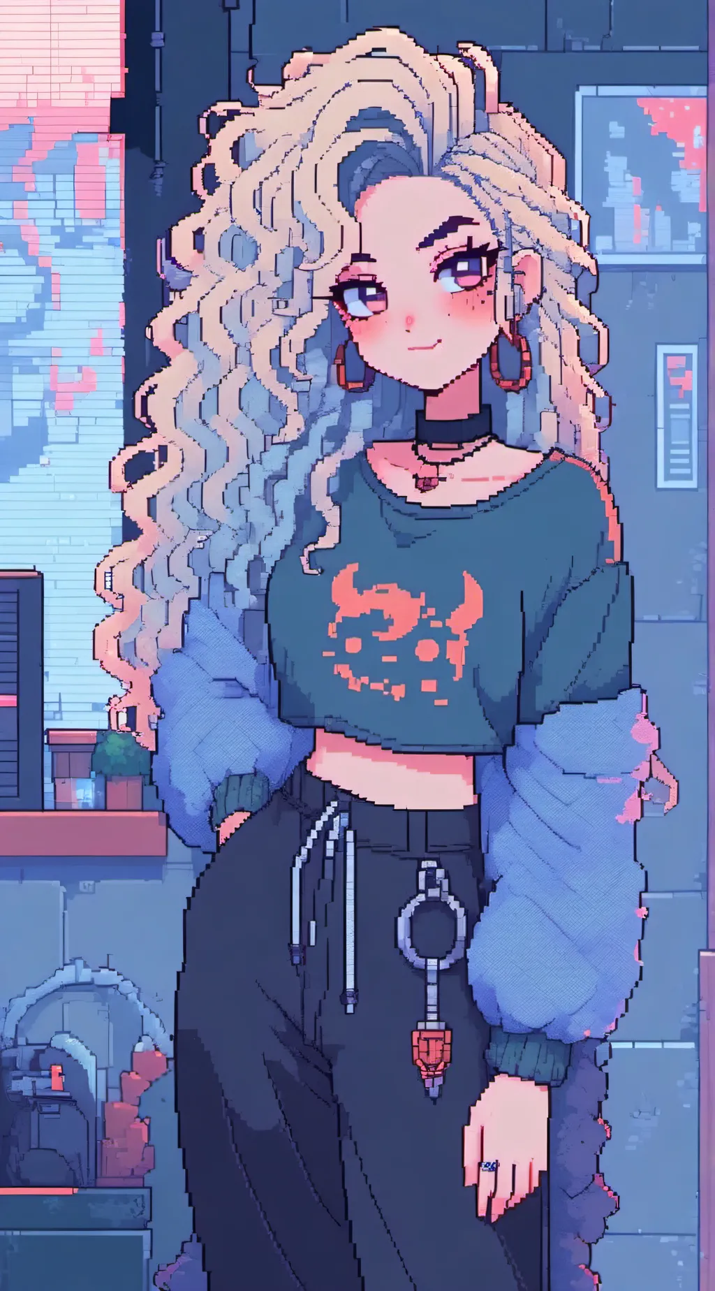 ai character: RoHolo Elizabeth background