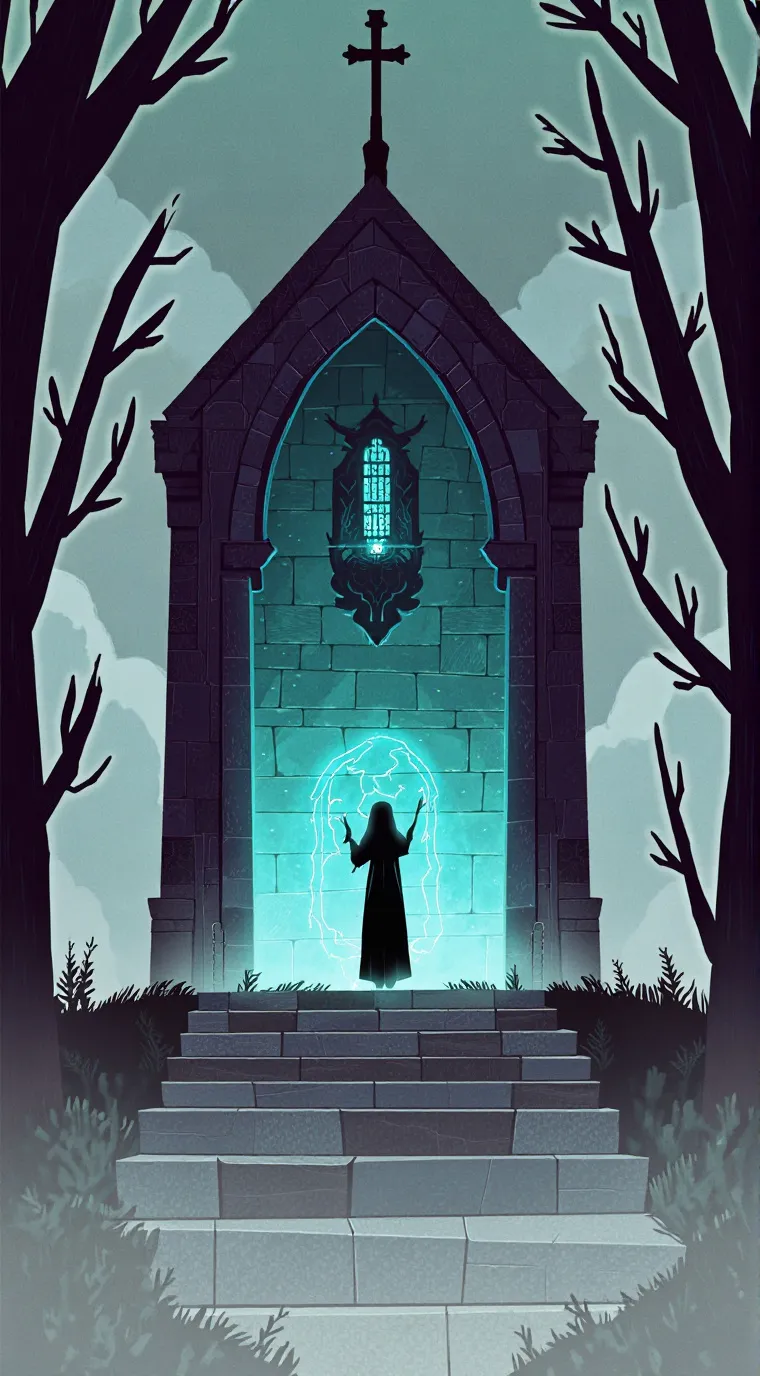 ai character: Scary Figure  background