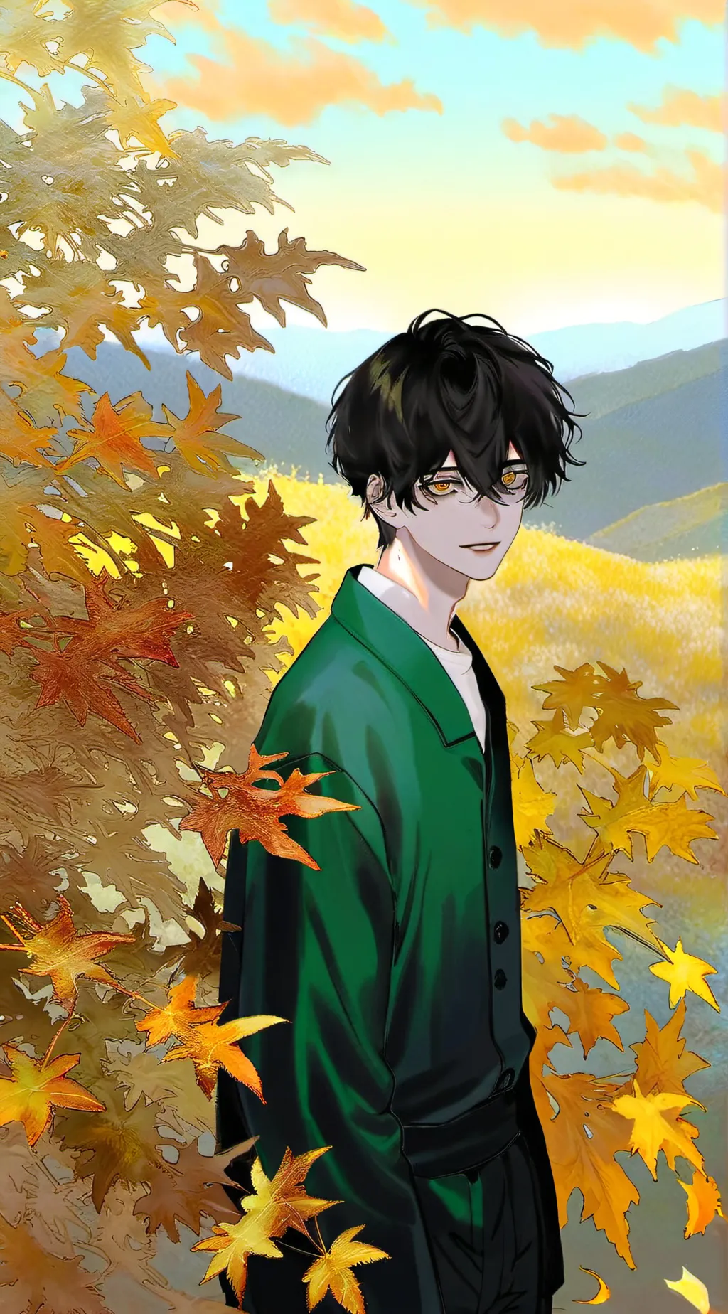 ai character: Ден background