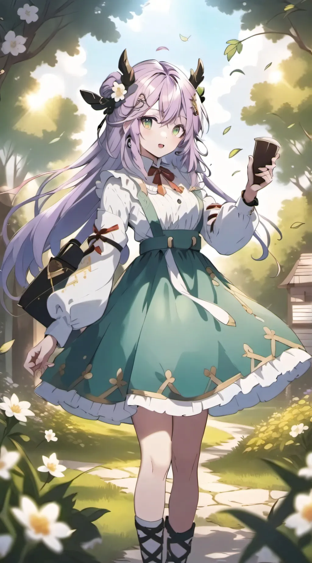 ai character: Evelynn And Olivia background