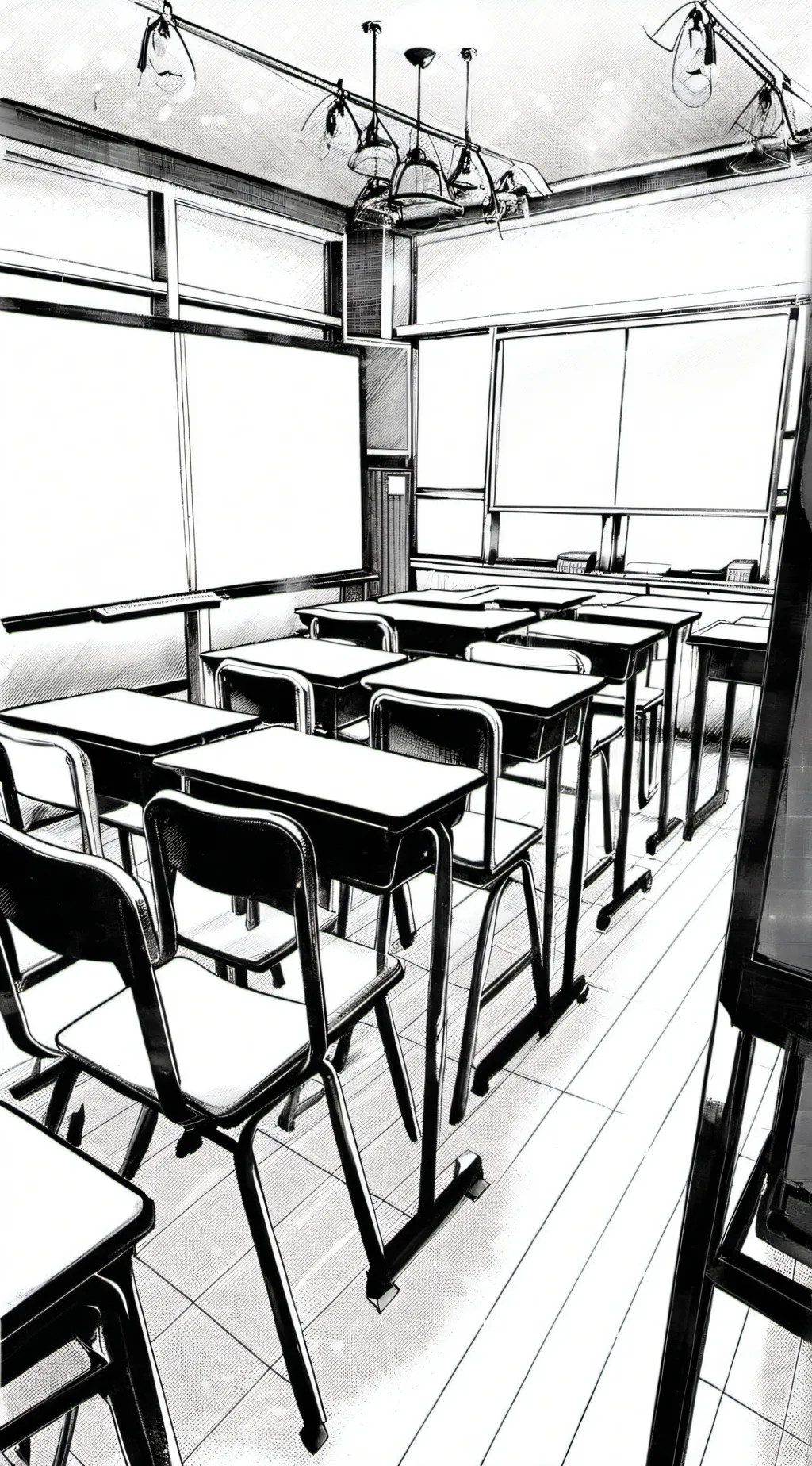 ai character: dogman school🌈⭐ background