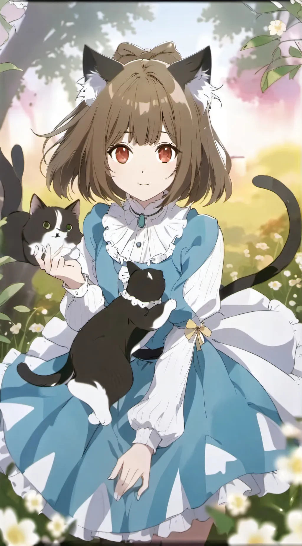 ai character: gatos maniaticos background