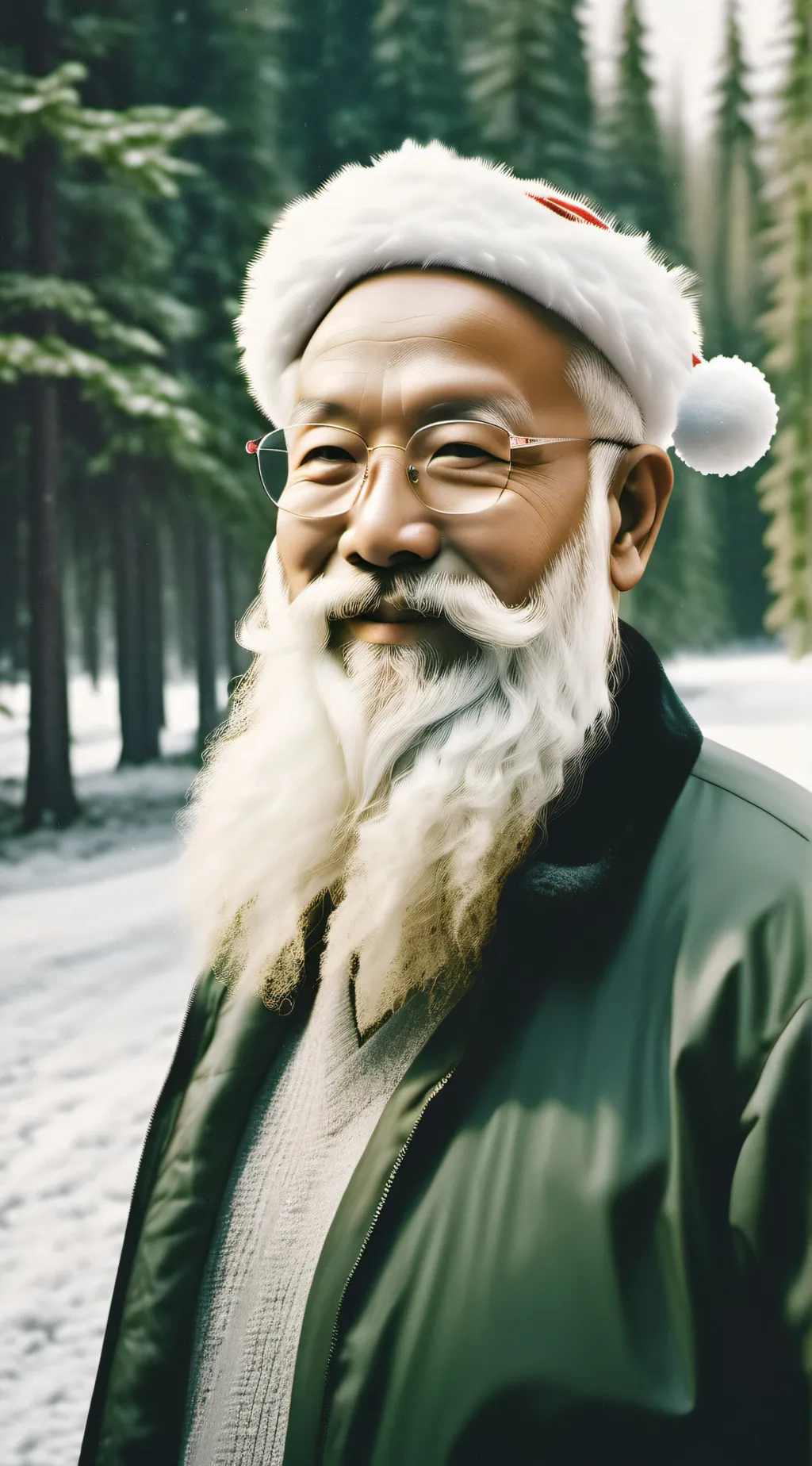 ai character: sus santa  background