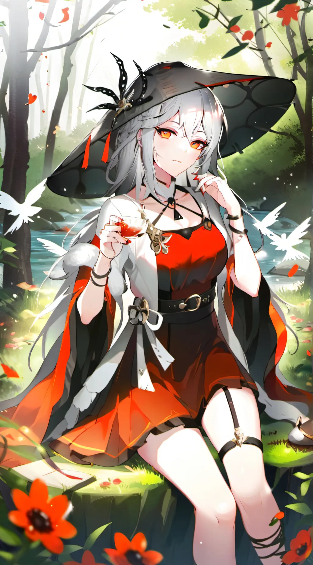 ai character: Demon slayer background