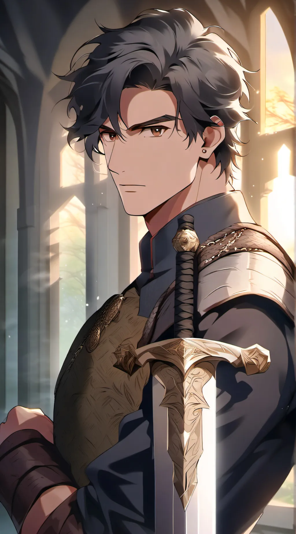 ai character: Christopher  background