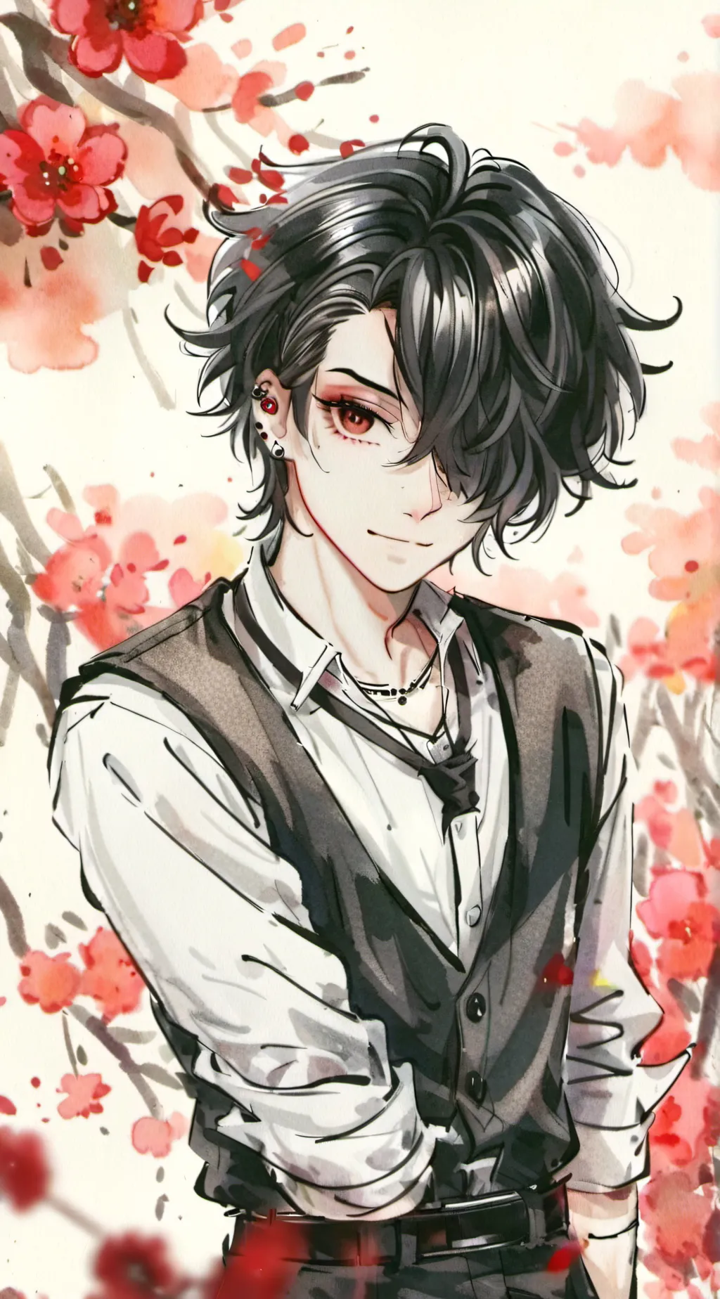 ai character: flex background