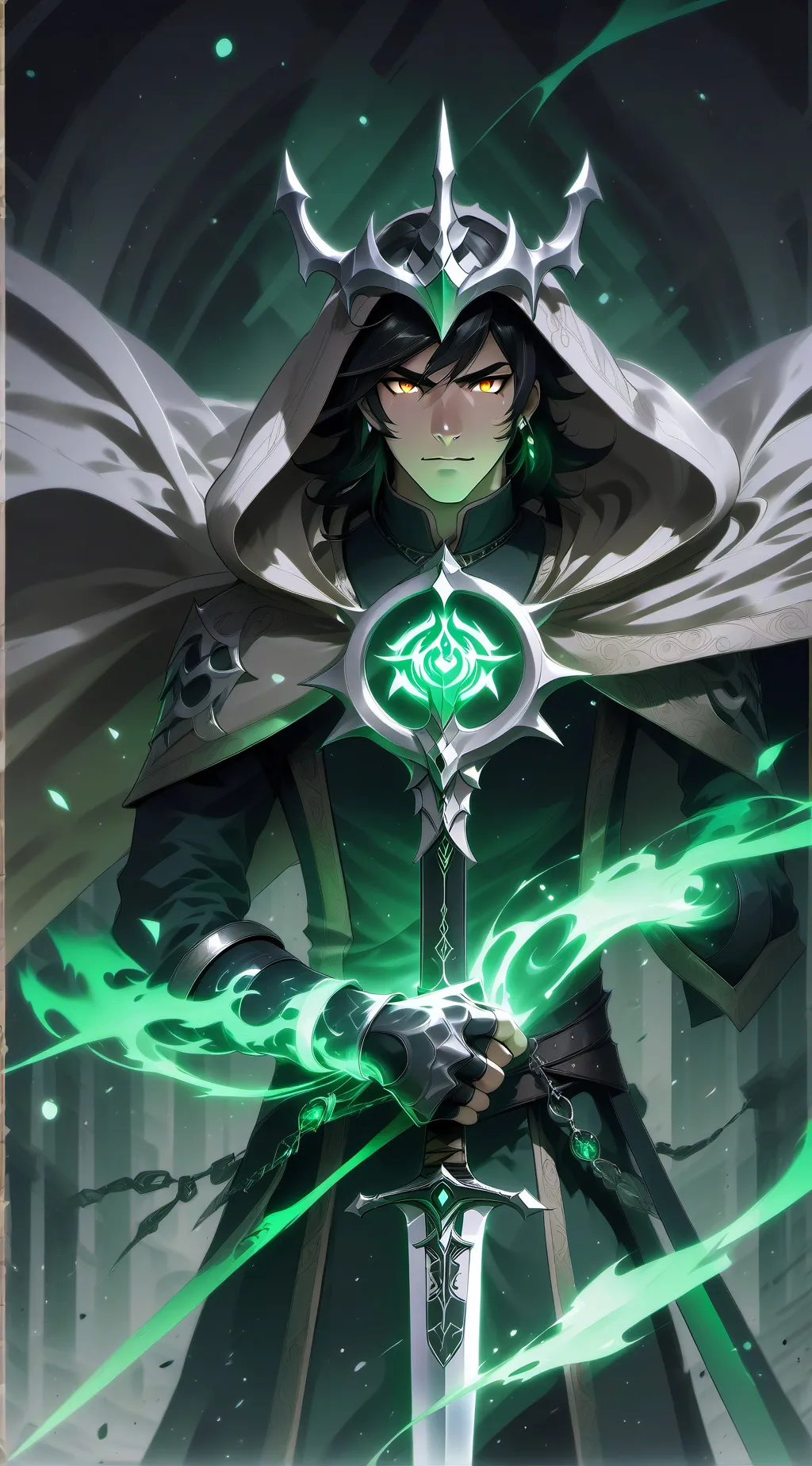 ai character: Валиан background