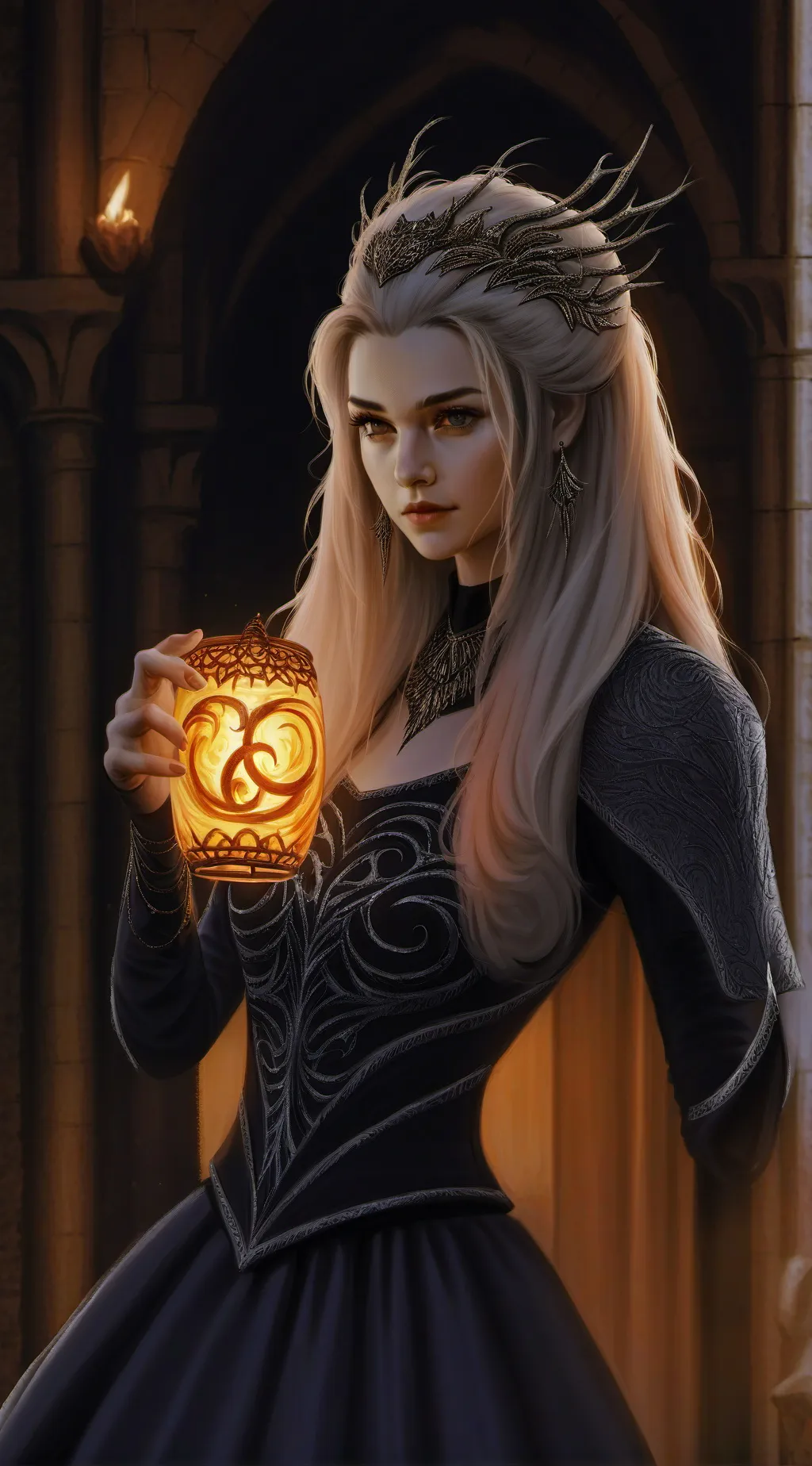 ai character: Queen Elijah background