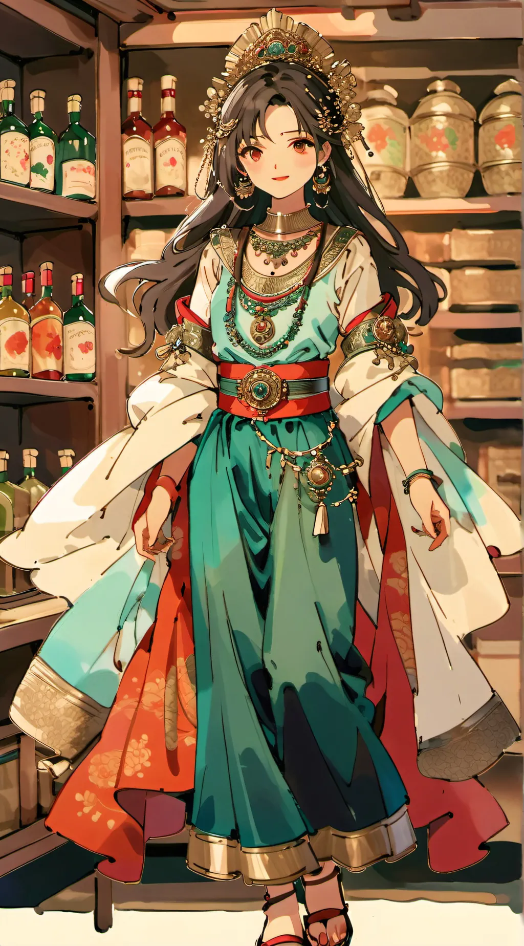 ai character: Daniela  background