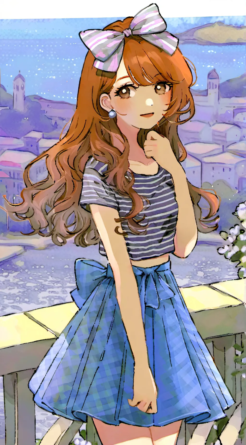 ai character: Mango! background