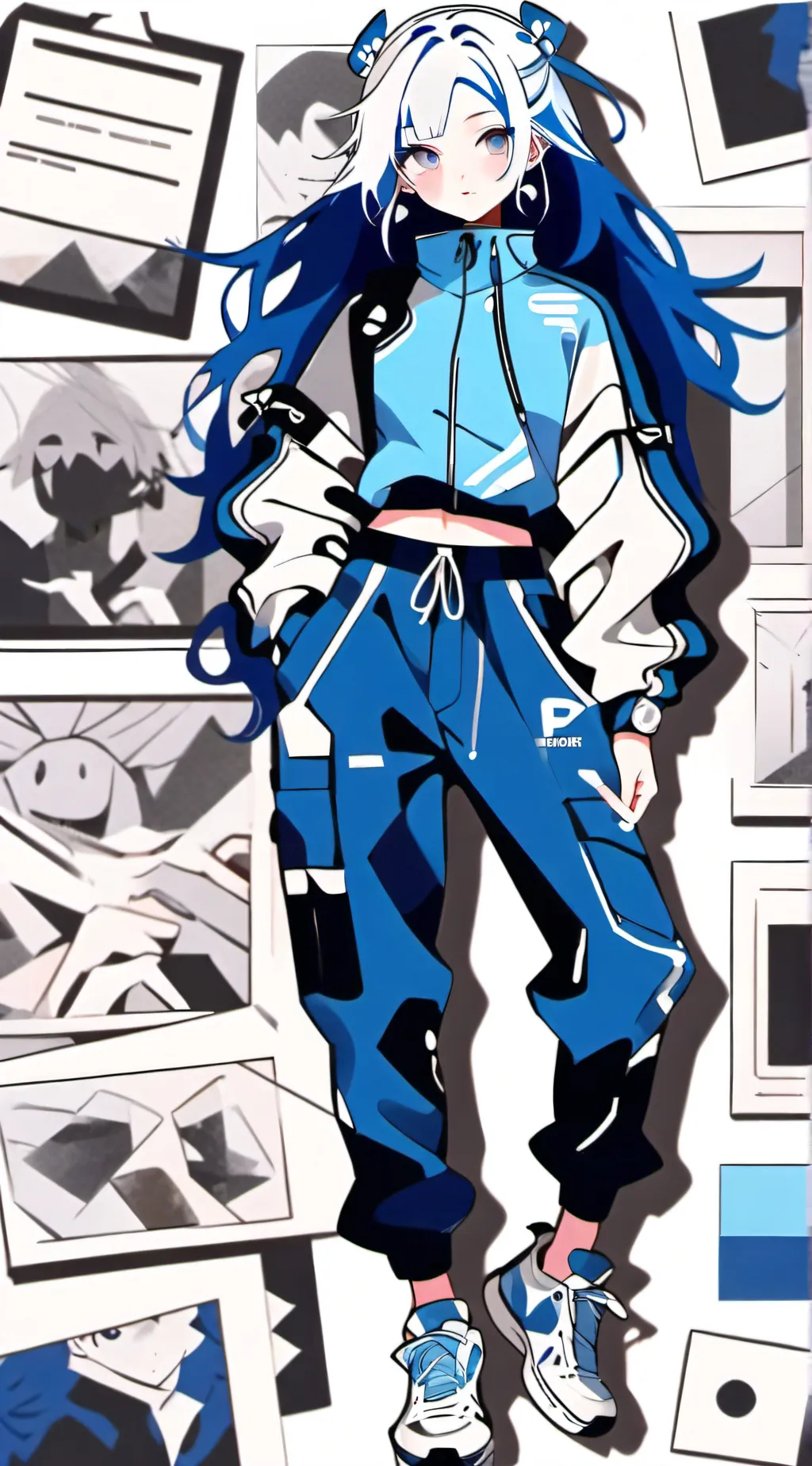 ai character: Pokemon horizons background