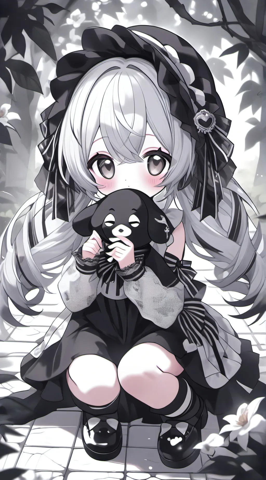 ai character: Beastars Chrismas background