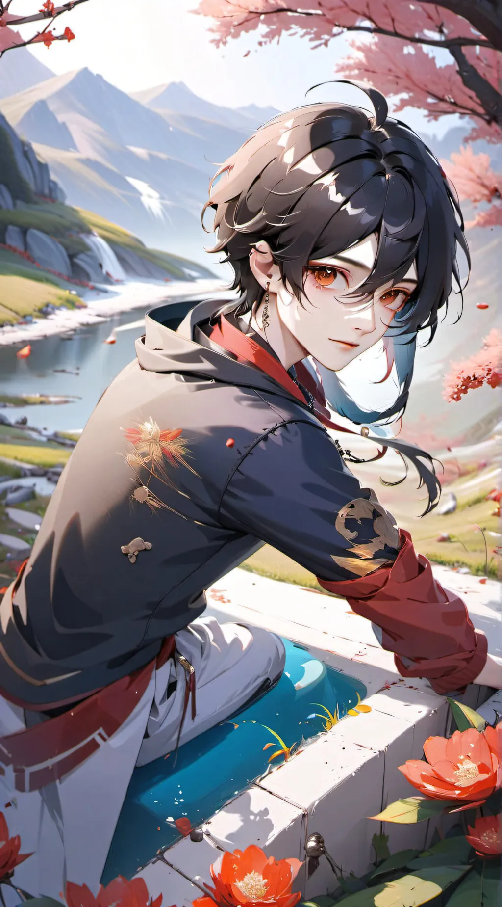 ai character: Matheus❤ background