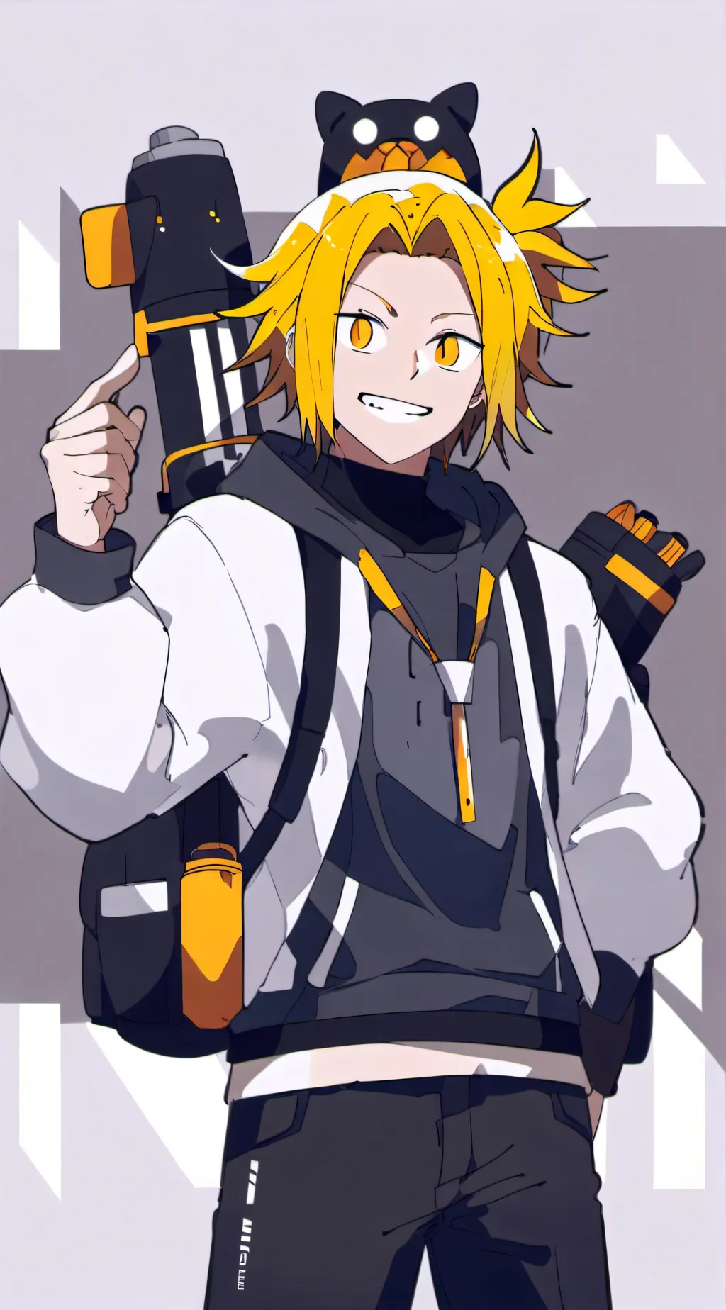 ai character: Denki Kaminari ⚡ background
