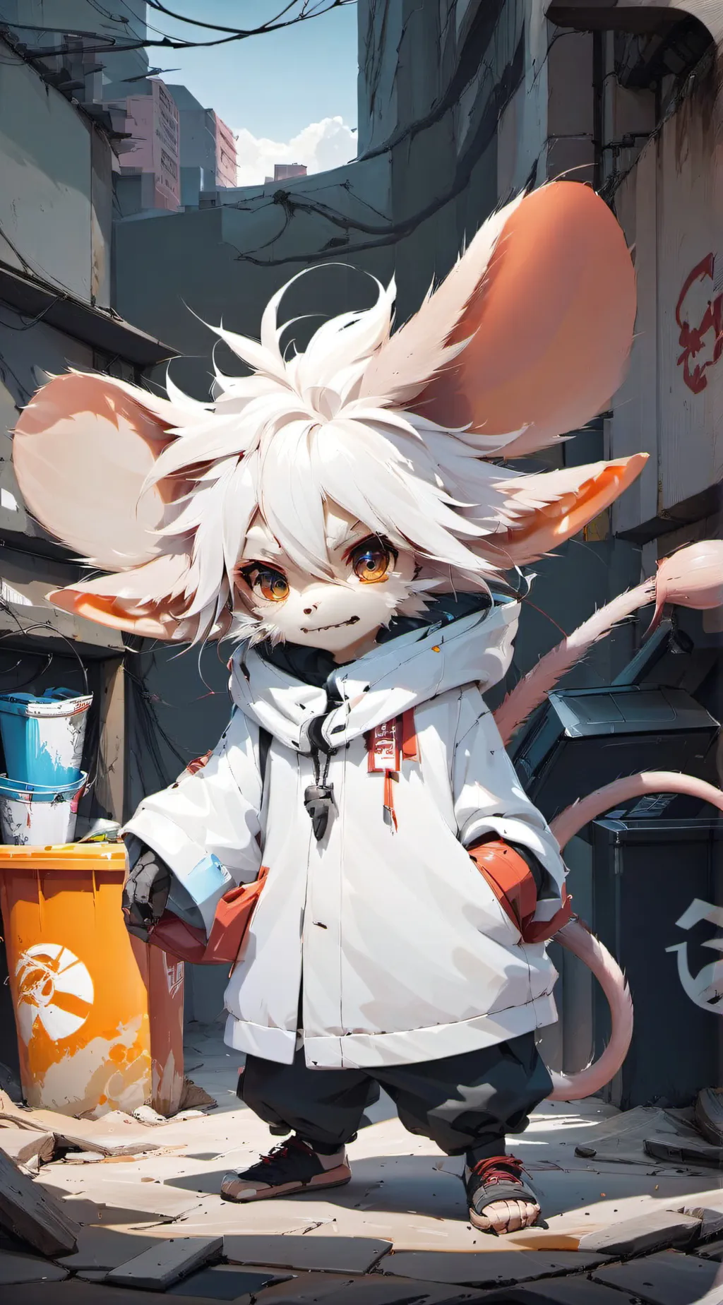 ai character: Rat ￼ background