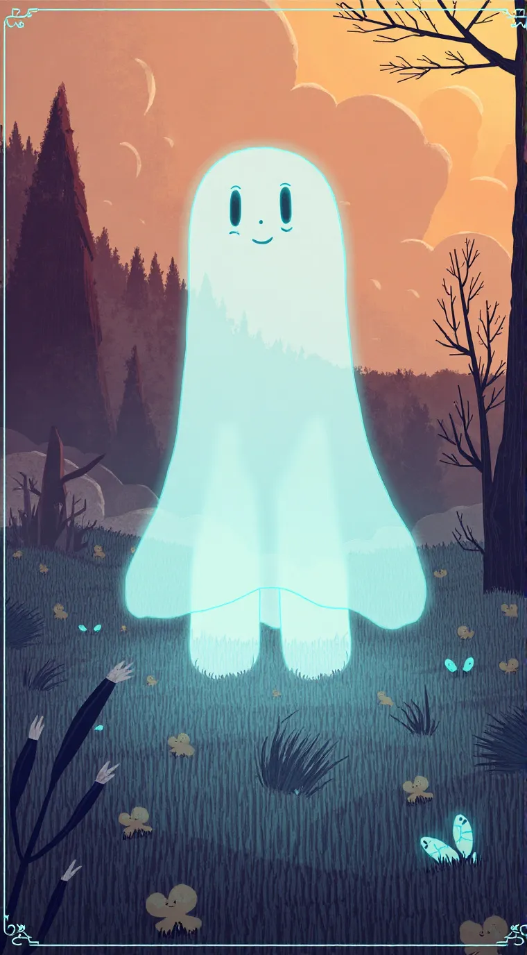 ai character: muerte de gray background