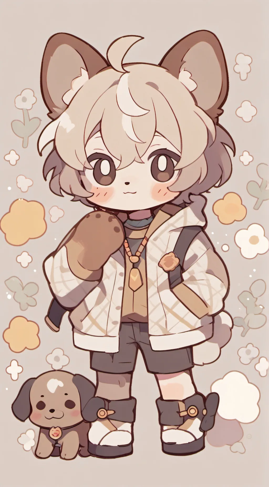 ai character: Dogday  background