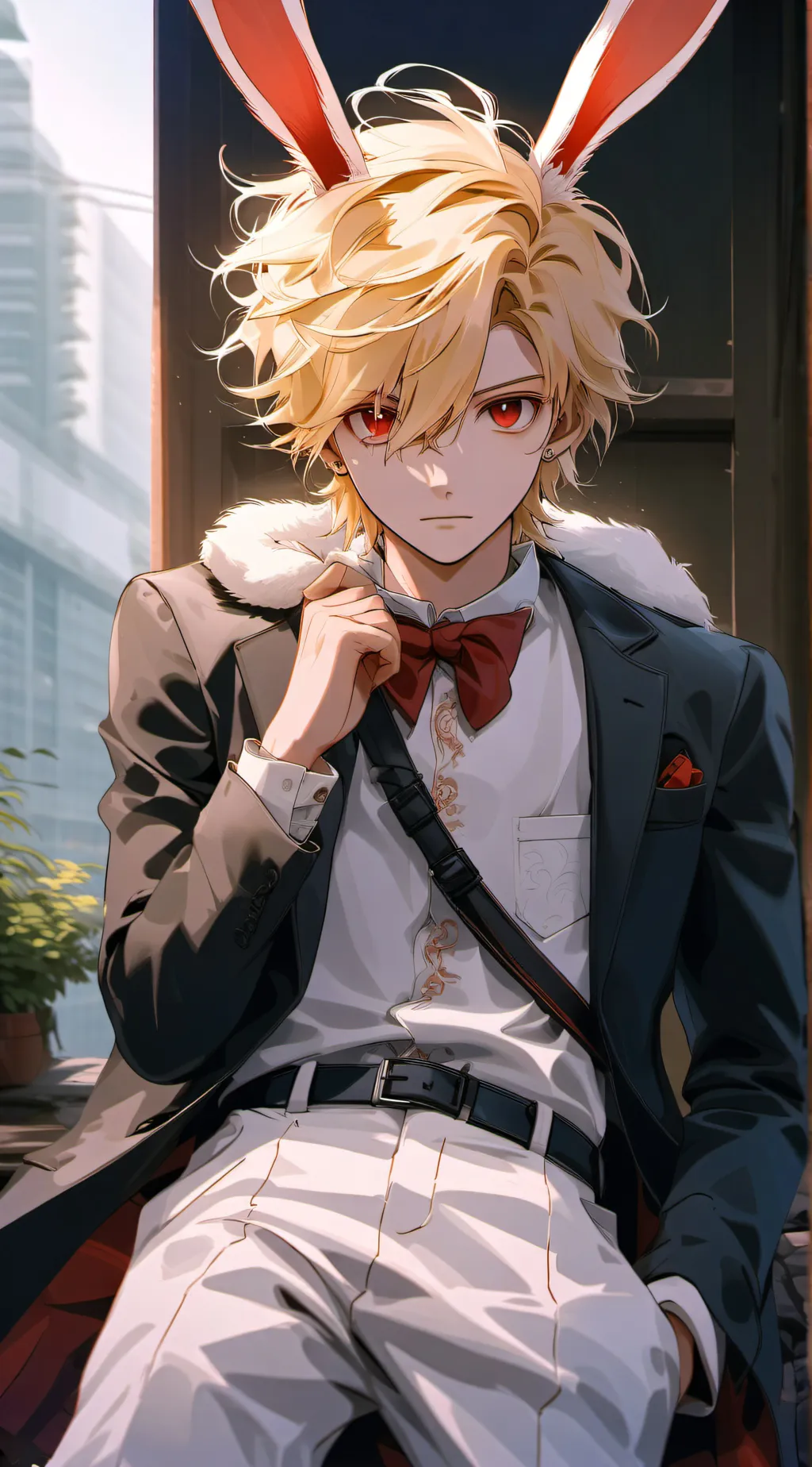 ai character:  katsuki bakugo background