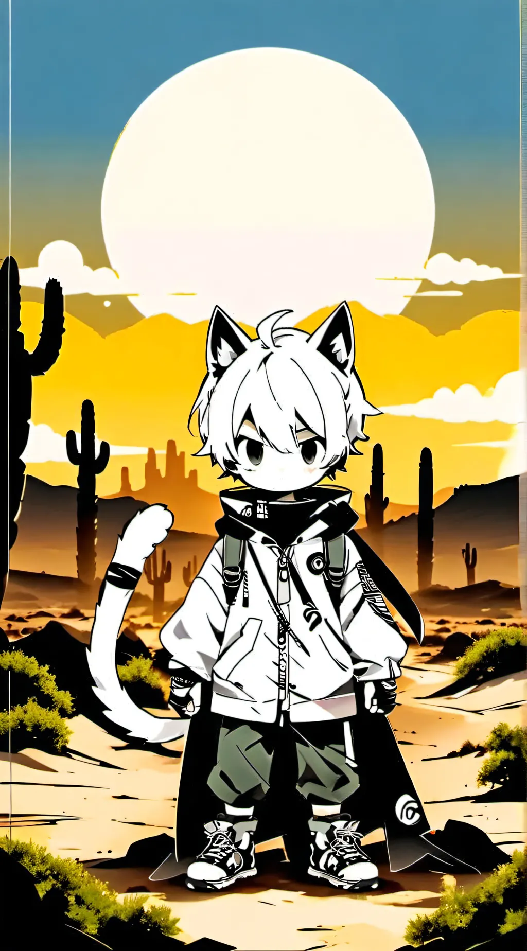 ai character: James livin background