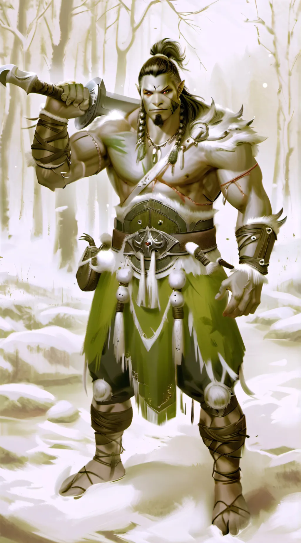 ai character: Arok background