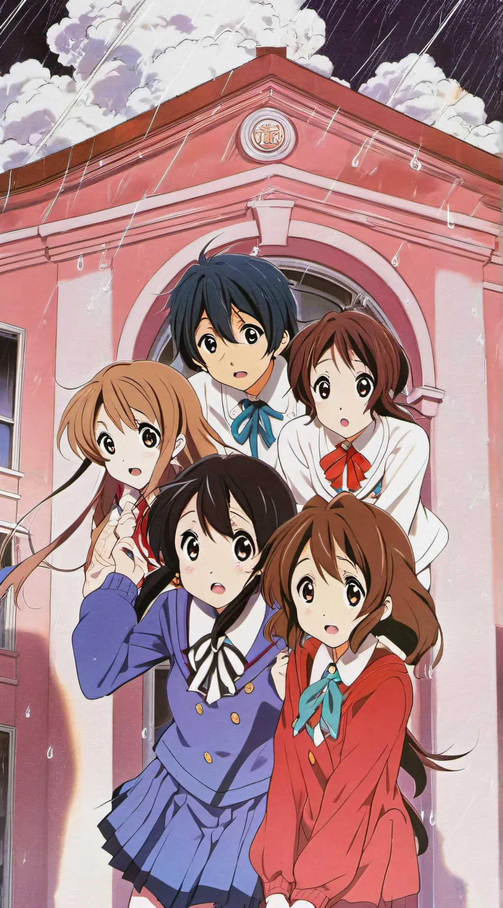 ai character: Blood High School background