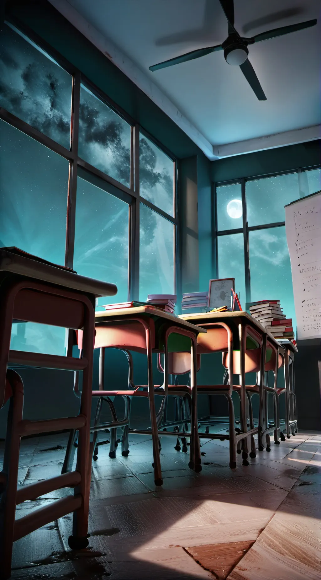 ai character: Class 1a! background