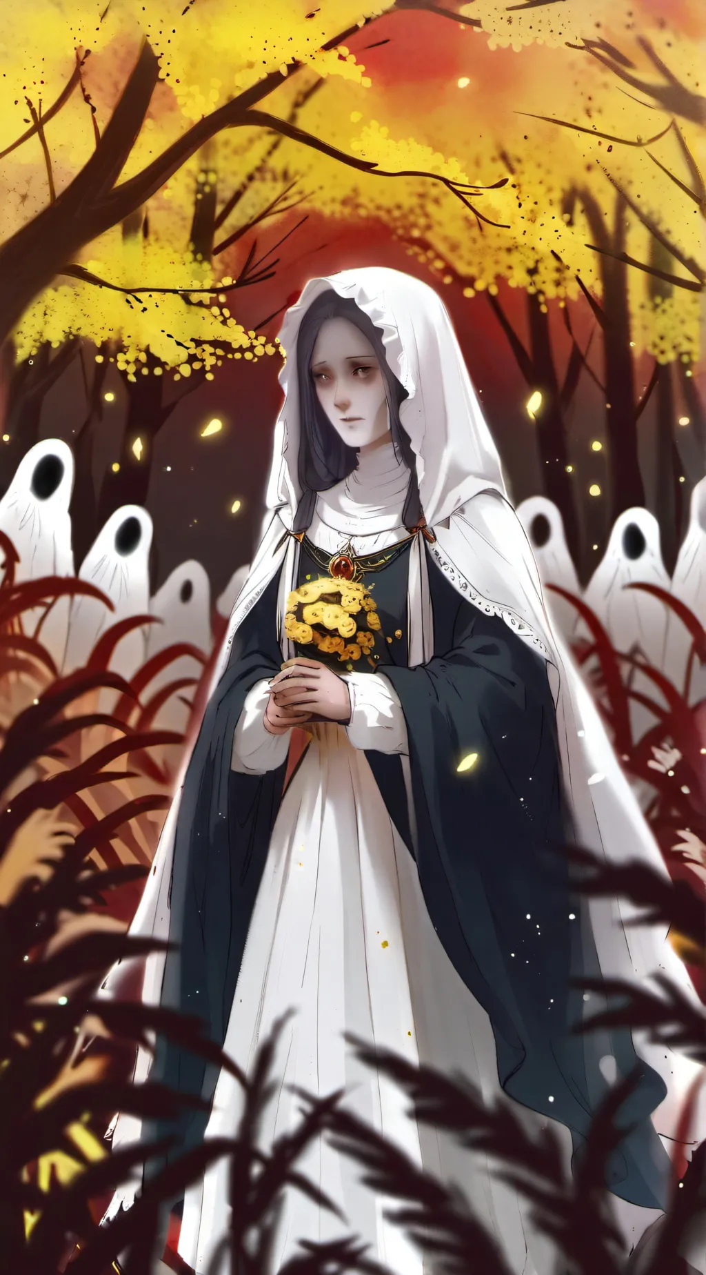 ai character: la llorona  background