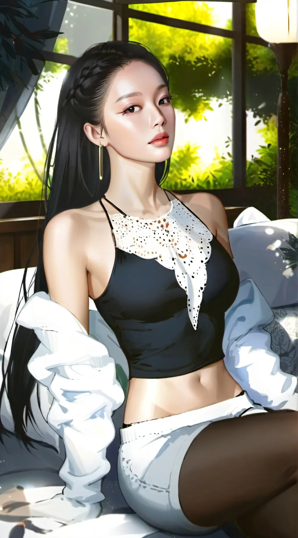 ai character: Krystal  background