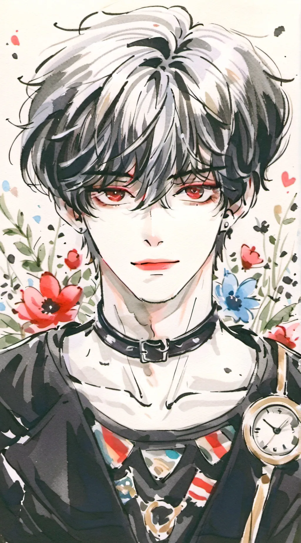 ai character: ᒍᗩᗰᗴՏ (YOᑌᖇ ᑭᗴT)  background