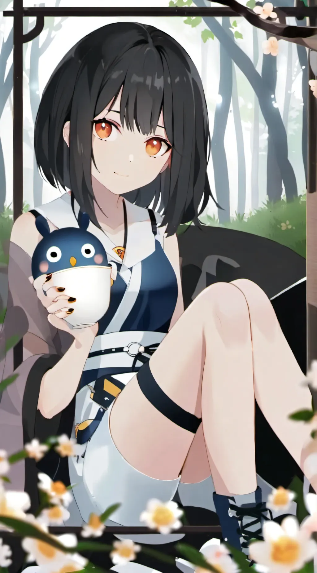 ai character: vacina background