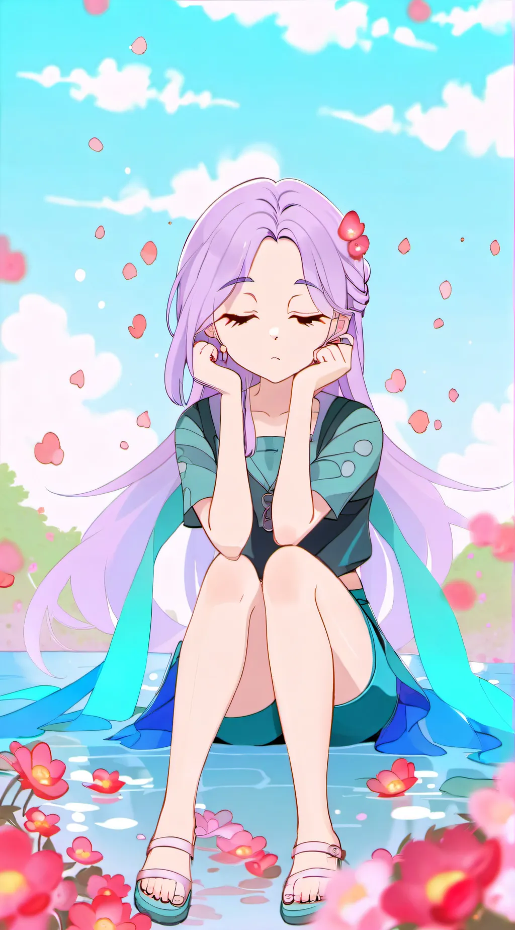 ai character: only boys incharge background