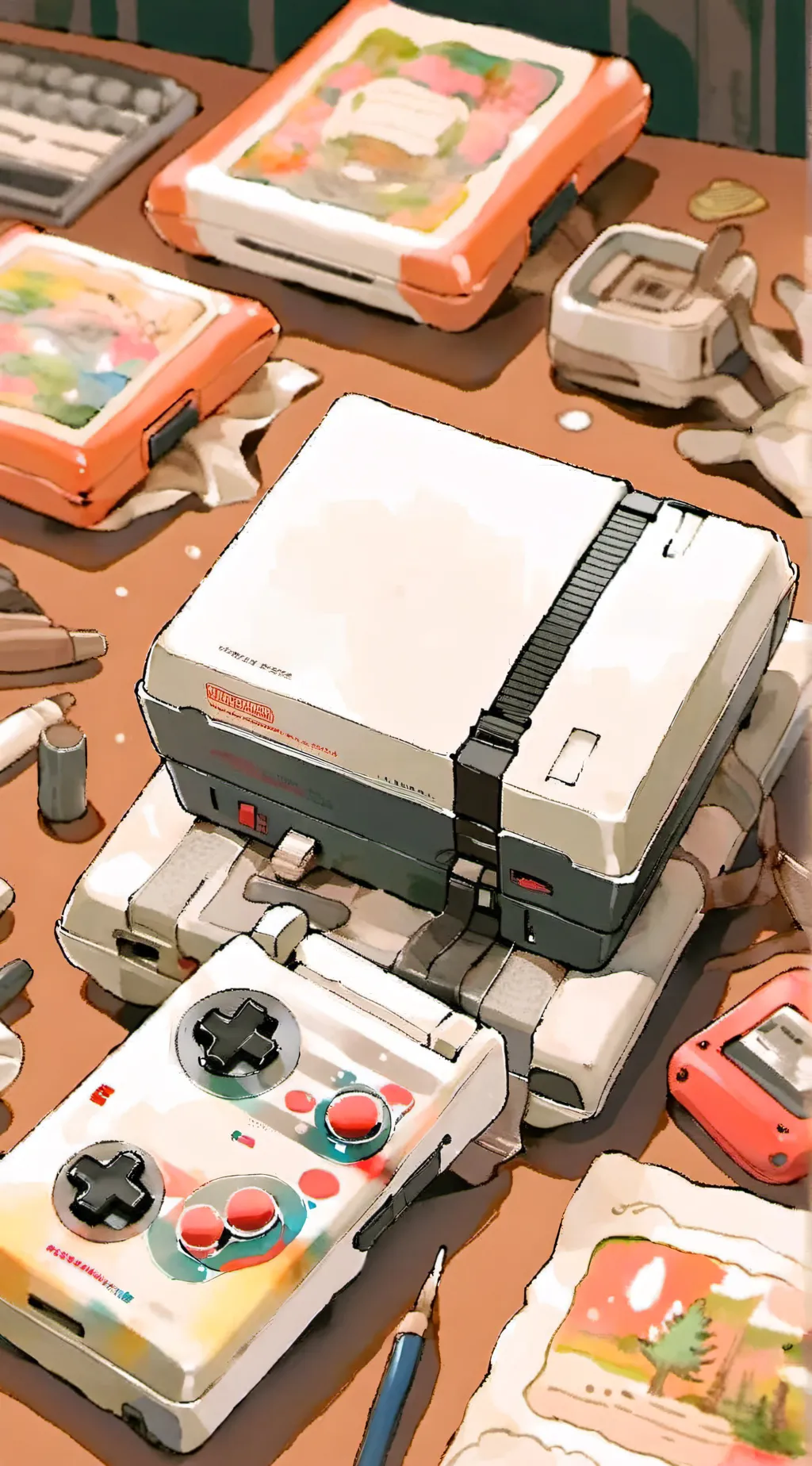 ai character: Nintendo Nes background